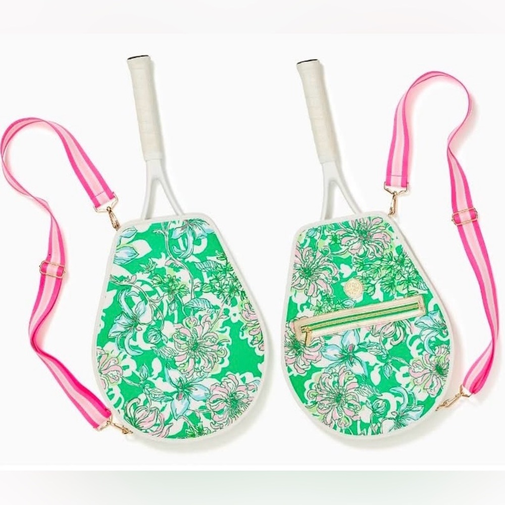 Lilly Pulitzer Floral Tennis  Racket Cover NWTs